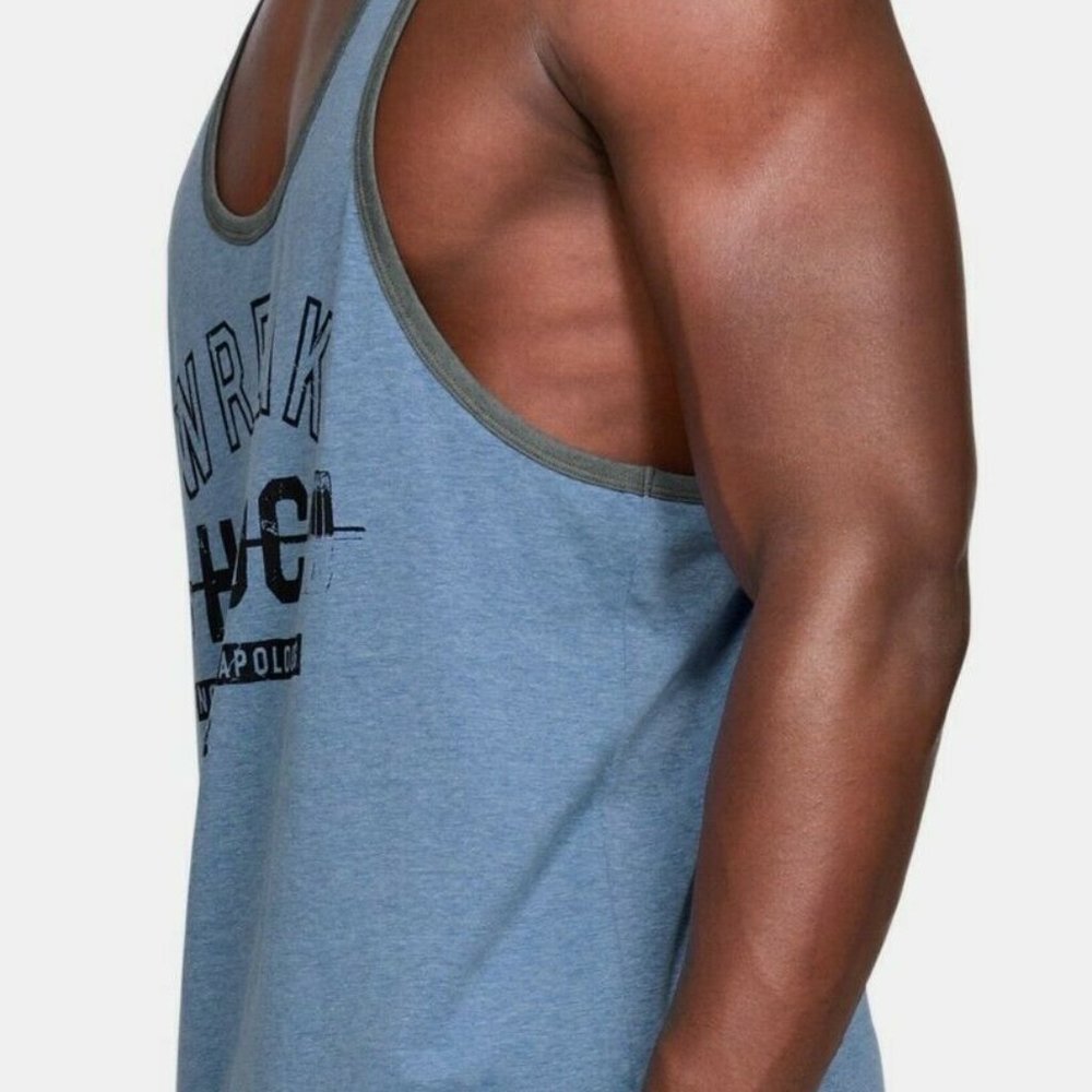 Under Armour Project Rock blue tank top 1346069 - Picture 2 of 6